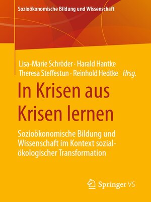 cover image of In Krisen aus Krisen lernen